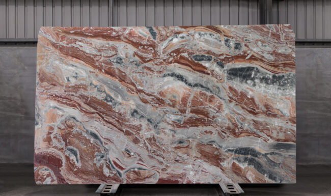 Arabescato Rosso P145be Slab (surface Spectrum)
