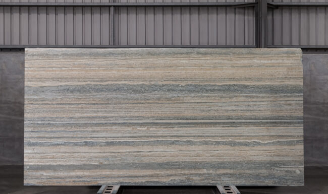Ocean Silver Vein Cut Travertine P282bd Slab (surface Spectrum)